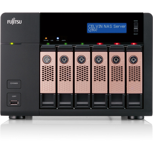 Fujitsu CELVIN Q902 6 x Total Bays Network Storage Server - Tower - Intel Atom2.10 GHz - 18 TB HDD 6 x 3 TB - 2 GB RAM DDR3 SDRAM - RAID Supported 0, 1, 5, 6, 10,