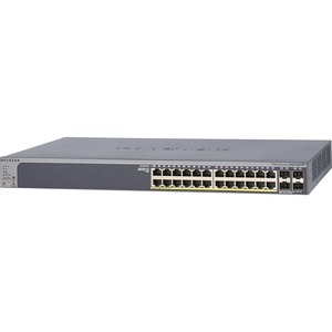Netgear ProSafe GS728TPP 28 Ports Manageable Ethernet Switch - 28 x PoEplus Ports - 2 x Expansion Slots