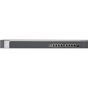 Netgear ProSafe Plus XS708E 8 Ports Ethernet Switch - 8 x Network RJ-45 Ports - 1 x Expansion Slots - 10GBase-T - 8, 1 x Network, Expansion Slot - Twisted Pair, Op
