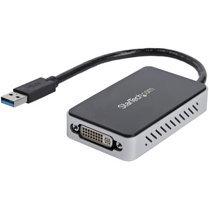 StarTech.com USB 3.0 to DVI External Video Card Multi Monitor Adapter with 1-Port USB Hub - 1920x1200 - 1920 x 1200 - 1 x Total Number of DVI - PC - 1 x Monitors Sup