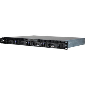 Netgear ReadyNAS RN21241E 4 x Total Bays Network Storage Server - 1U - Rack-mountable - 1 x Intel - 4 TB HDD 4 x 1 TB - Clustering Supported - RAID Supported 0, 1,