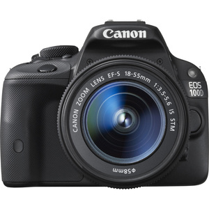 Canon EOS 100D 18 Megapixel Digital SLR Camera Body with Lens Kit - 18 mm - 55 mm