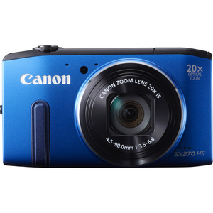 Canon PowerShot SX270 HS 12.1 Megapixel Compact Camera - Blue