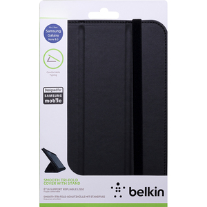 Belkin Tri-Fold Carrying Case Folio for 20.3 cm 8inch Tablet - Black - Polyurethane