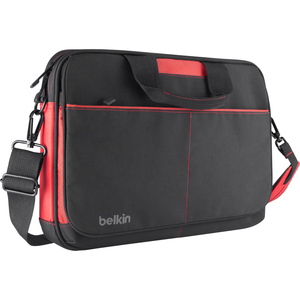 Belkin Carrying Case Messenger for 33 cm 13inch Notebook - Black, Red