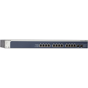 Netgear ProSafe XS712T 12 Ports Manageable Ethernet Switch - 12 x Network RJ-45 Ports - 2 x Expansion Slots - 10GBase-T - Shared SFP Slot - 2 x SFPplus Slots - 2 Laye