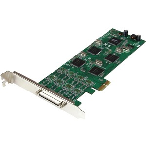 StarTech.com 8 Port Low Profile PCI Express RS232 Serial Adapter Card w/ 161050 UART