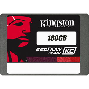 Kingston SSDNow KC300 180 GB 2.5inch Internal Solid State Drive - SATA - 540 MB/s Maximum Read Transfer Rate - 510 MB/s Maximum Write Transfer Rate - Black - 1 Pack