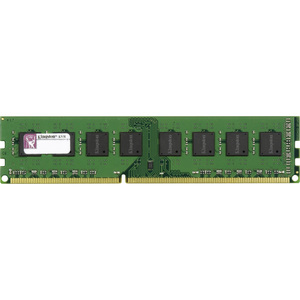 Kingston ValueRAM RAM Module - 4 GB 1 x 4 GB - DDR3 SDRAM - 1600 MHz DDR3-1600/PC3-12800 - 1.35 V - ECC - Unbuffered - CL11 - 240-pin - DIMM
