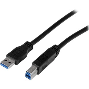 StarTech.com 1m 3ft Certified SuperSpeed USB 3.0 A to B Cable - M/M - 1 x Type A Male USB