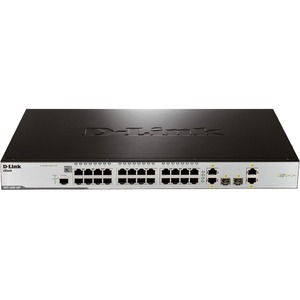 D-Link xStack DES-3200-28P 24 Ports Manageable Ethernet Switch
