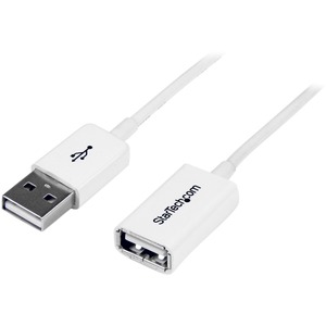 StarTech.com 3m White USB 2.0 Extension Cable A to A - M/F - 1 x Type A Male USB