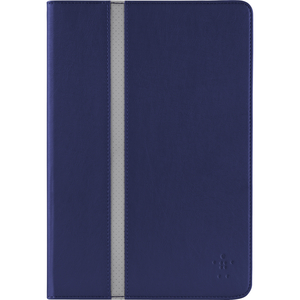 Belkin Cinema Stripe Carrying Case Folio for 25.7 cm 10.1inch Tablet - Black - Scratch Resistant, Shock Resistant - Polyurethane Leather
