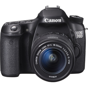 Canon EOS 70D 20.2 Megapixel Digital SLR Camera with Lens Body with Lens Kit - 18 mm - 55 mm