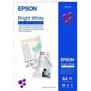 Epson C13S041749 Inkjet Paper - A4 - 210.06 mm x 296.93 mm - White