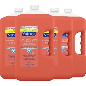 Softsoap Antibacterial Liquid Hand Soap Refill - Crisp Clean ScentFor - 1 gal (3.8 L) - Kill Germs, Bacteria Remover - Hand - Moisturizing - Antibacterial - Orange - Anti-irri
