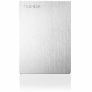 Toshiba Silver STOR.E SLIM 1 TB 2.5inch External Hard Drive