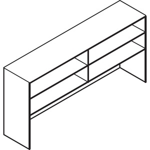 Lacasse Open Hutch - 44" H