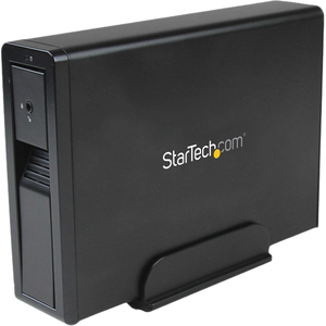 StarTech.com USB 3.0 eSATA Hard Drive Enclosure - Trayless 3.5inch SATA III HDD Enclosure - SATA 6 Gbps - Black - 1 x Total Bay - 1 x 3.5inch Bay - USB 3.0, eSATA