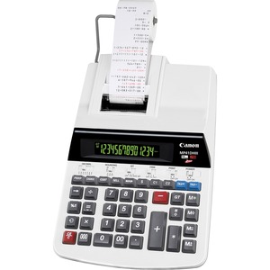 Canon MP41DHIII Heavy-duty Printing Calculator - Dual Color Print - Dot Matrix - 4.3 lps - Heavy Duty, Auto Power Off, Sign Change, Item Count - 14 Digits - LCD - AC Supply Po