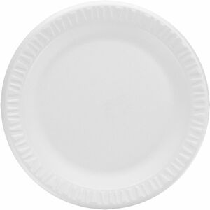 Dart Round Foam Dinnerware Plate - - Foam - 500 / Carton