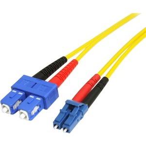 StarTech.com 7m Single Mode Duplex Fiber Patch Cable LC-SC - 2 x LC Male Network - Patch Cable - Yellow