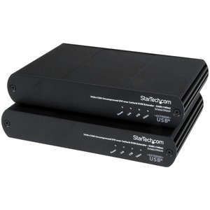 StarTech.com USB DVI over Cat 5e / Cat 6 KVM Console Extender w/ 1920x1200 Uncompressed Video - 330ft 100m