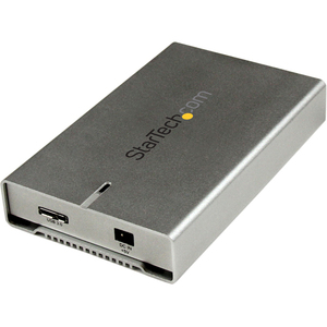 StarTech.com 2.5inch Aluminum USB 3.0 SATA III Hard Drive Enclosure w/ UASP - SSD/HDD Height up to 12.5mm