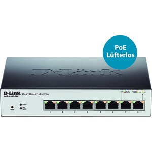 D-Link EasySmart DGS-1100-08P 8 Ports Manageable Ethernet Switch