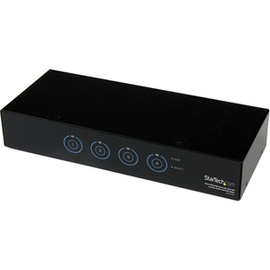 StarTech.com 4 Port SuperSpeed USB 3.0 VGA KVM Switch with Audio and Cables - 4 Computers - 1 Local Users