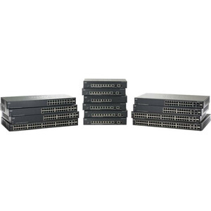 Cisco SG300-10MPP 10 Ports Manageable Layer 3 Switch - 2 x Network RJ-45 Ports - 8 x PoEplus Ports - 2 x Expansion Slots - 10/100/1000Base-T - Uplink Port - Shared SF