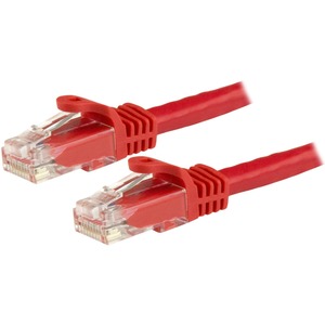 StarTech.com 3m Red Gigabit Snagless RJ45 UTP Cat6 Patch Cable - 3m Patch Cord - 1 x RJ-45 Male Network