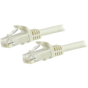 StarTech.com 3m White Gigabit Snagless RJ45 UTP Cat6 Patch Cable - 3m Patch Cord - 1 x RJ-45 Male Network