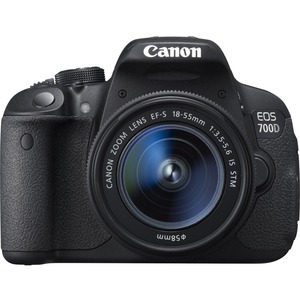 Canon EOS 700D 18 Megapixel Digital SLR Camera with Lens Body with Lens Kit - 18 mm - 55 mm Lens 1, 55 mm - 250 mm Lens 2