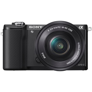 Sony alpha ILCE-5000L 20.1 Megapixel Mirrorless Camera with Lens Body with Lens Kit - 16 mm - 50 mm - Black