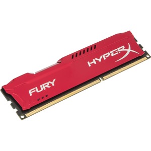 Kingston HyperX Fury RAM Module - 4 GB - DDR3 SDRAM - 1333 MHz - 1.50 V - Non-ECC - Unbuffered - CL9 - DIMM