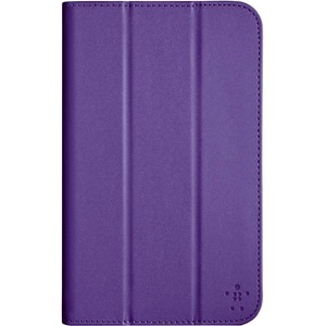 Belkin Smooth Tri-Fold Carrying Case Tri-fold for 17.8 cm 7inch Tablet - Purple