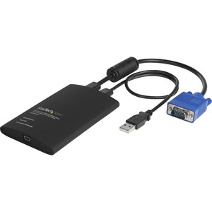 StarTech.com KVM Console to Laptop USB 2.0 Portable Crash Cart Adapter with File Transfer Andamp; Video Capture