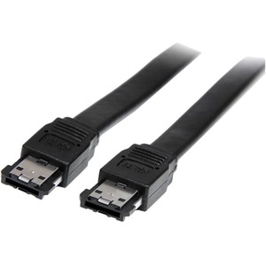 StarTech.com 1m Shielded External eSATA Cable M/M - 1 x Male eSATA - 1 x Male eSATA - Black