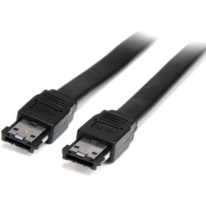 StarTech.com 2m Shielded External eSATA Cable M/M - 1 x Male eSATA - 1 x Male eSATA - Black
