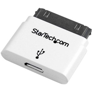 StarTech.com White Apple 30-pin Dock Connector to Micro USB Adapter