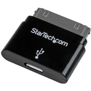 StarTech.com Black Apple 30-pin Dock Connector to Micro USB Adapter for iPhone / iPod / iPad