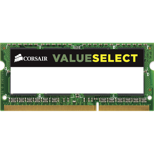 Corsair RAM Module - 8 GB 1 x 8 GB - DDR3 SDRAM - 1600 MHz DDR3-1600/PC3-12800 - 1.35 V - Unbuffered - CL11 - 204-pin - SoDIMM