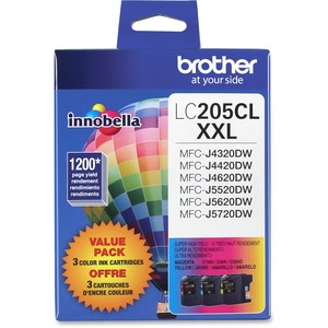 Brother Genuine Innobella LC2053PKS Super High Yield Ink Cartridges - Inkjet - Super High Yield - 1200 Pages Cyan, 1200 Pages Magenta, 1200 Pages Yellow - Cyan, Magenta, Yello
