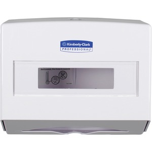 Scott Compact Towel Dispenser - 9" Height x 10.8" Width x 4.8" Depth - White - Compact, Lockable - 1 / Carton