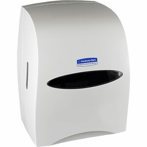 Kimberly-Clark Professional Sanitouch Manual Hard Roll Towel Dispenser - Touchless Dispenser - 16.1" Height x 12.6" Width x 10.2" Depth - Plastic - White - Durable - 1 / Carto