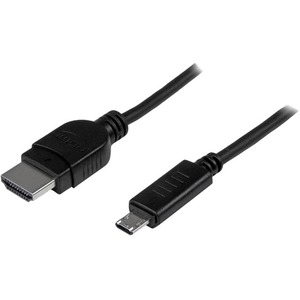 StarTech.com 3m Passive 11 Pin Micro USB to HDMI MHL Cable for Samsung - 1 x Male Micro USB