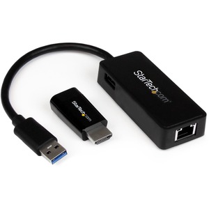 StarTech.com Samsung Chromebook 2 Andamp; Series 3 HDMI to VGA and USB 3.0 Gigabit Ethernet Accessory Bundle