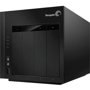 Seagate STCU16000200 4 x Total Bays NAS Server - External - Dual-core 2 Core 1.20 GHz - 16 TB HDD 4 x 4 TB - 512 MB RAM - Serial ATA - RAID Supported 0, 1, 5, 6,