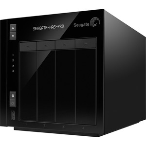 Seagate NAS Pro STDE16000200 4 x Total Bays NAS Server - Desktop - Intel Dual-core 2 Core 1.70 GHz - 16 TB HDD 4 x 4 TB - 2 GB RAM DDR3 SDRAM - Serial ATA/300 -